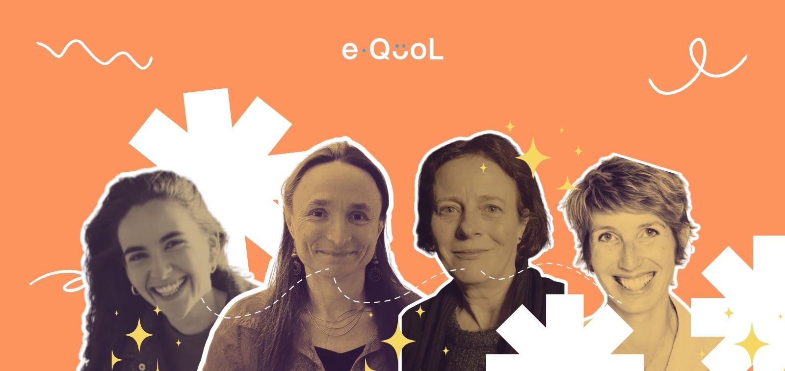 Louise Hinckel. Psychologist in the survivorship unit, CHU Angers, France; Dr Charlotte Demoor-Goldschmidt. Survivorship Medical Doctor expert, Radiotherapy oncologist at CHU Angers, France, Sabine Heinrich, a childhood cancer survivor from Les Aguerris French association; and Amandine Bertrand, paediatric onchologist at Centre Leon Berard, Lyon, France.